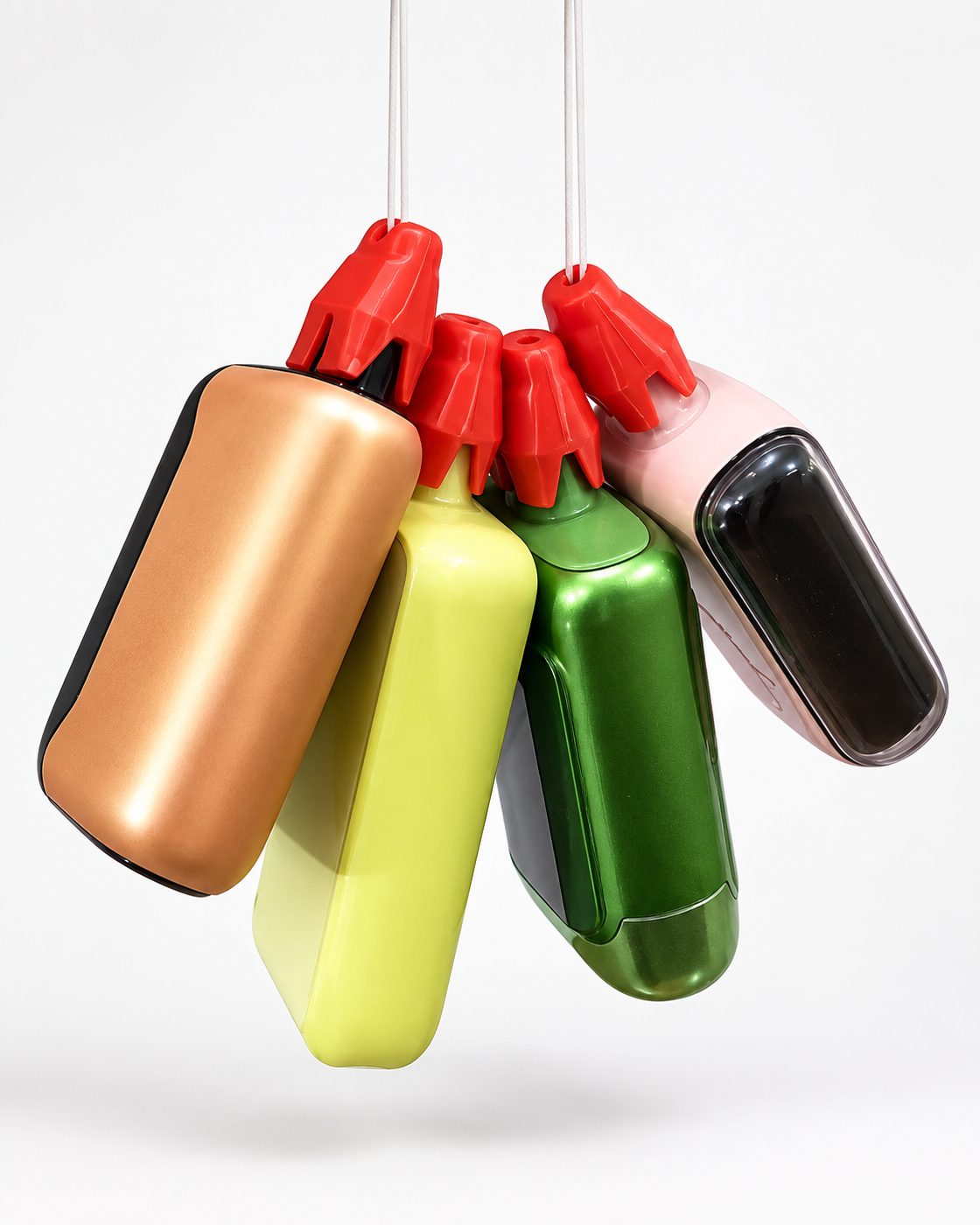 Covers installed across several differently shaped disposable devices